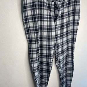 Forever 21 plus Black&White plaid pants